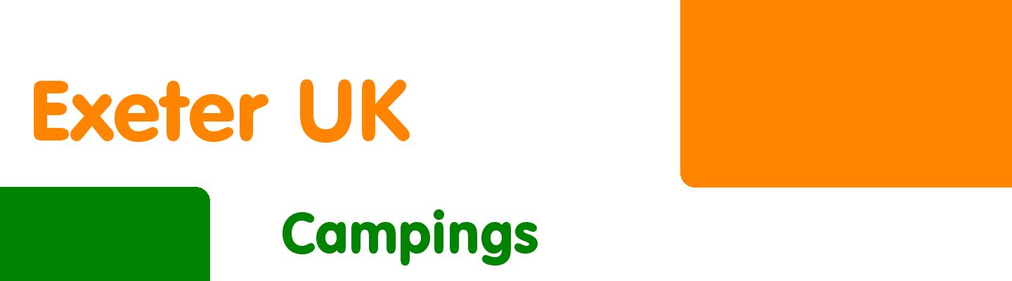 Best campings in Exeter UK - Rating & Reviews